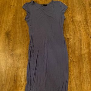 Purplish/Blue Shade Midi Dress (X-Small)